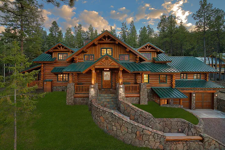 Hidden Meadow Ranch luxury log home